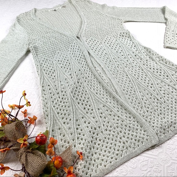 Anthro Knitted & Knotted Bella Cardigan SZ M - Picture 3 of 8